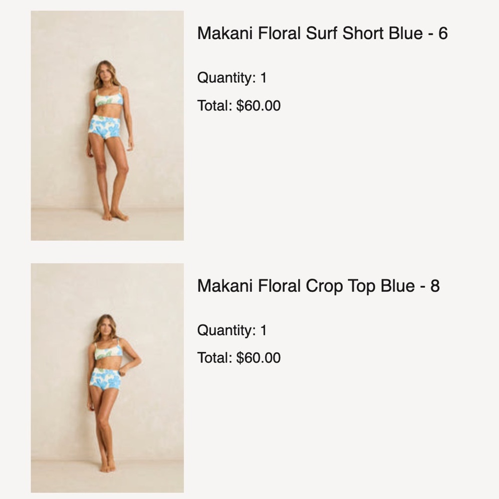 Rhythm Livin Makani Floral Surf Set - Picture 4 of 4